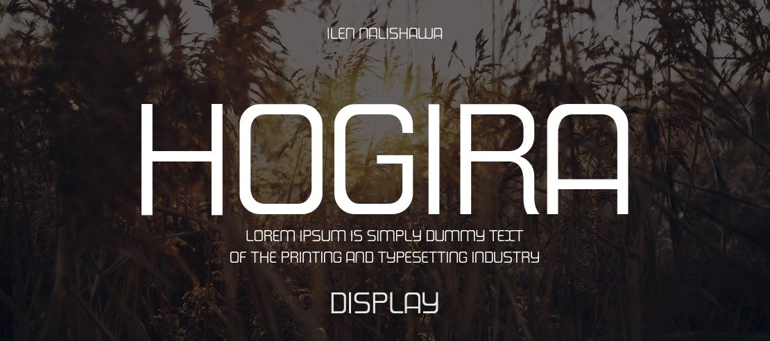 Hogira Font Family