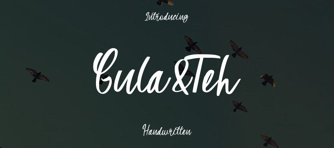 Gula&Teh Font