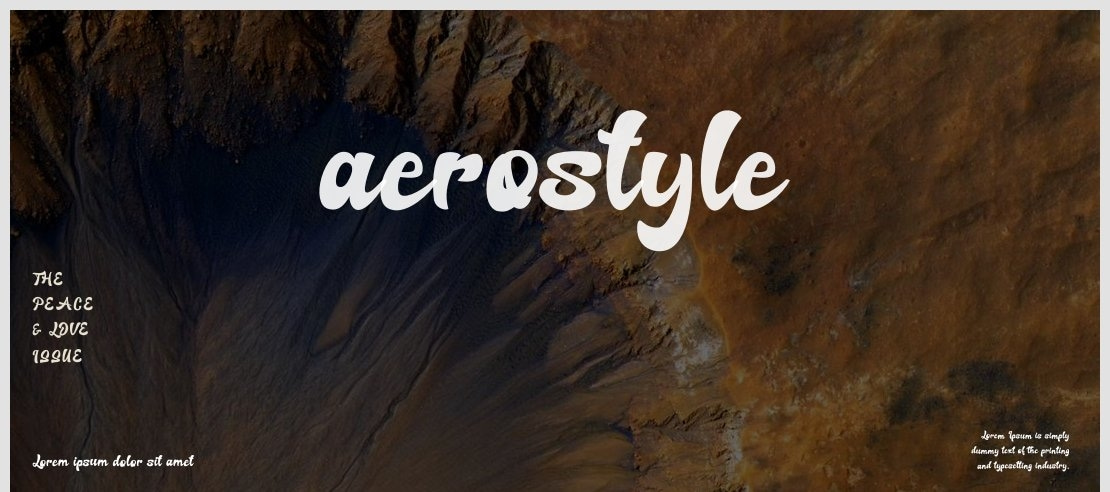 aerostyle Font