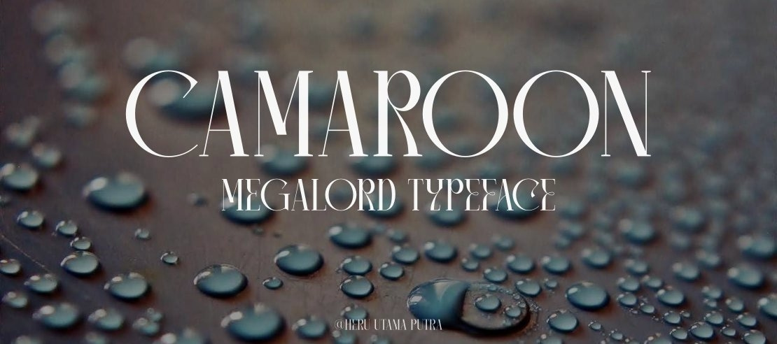 CAMAROON MEGALORD Font