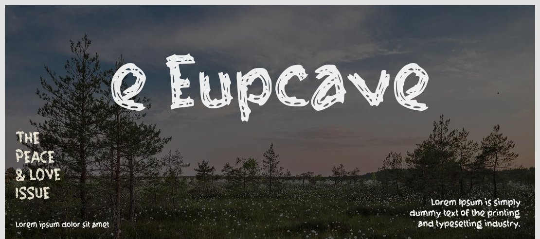 e Eupcave Font