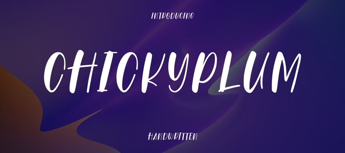 Chickyplum Font