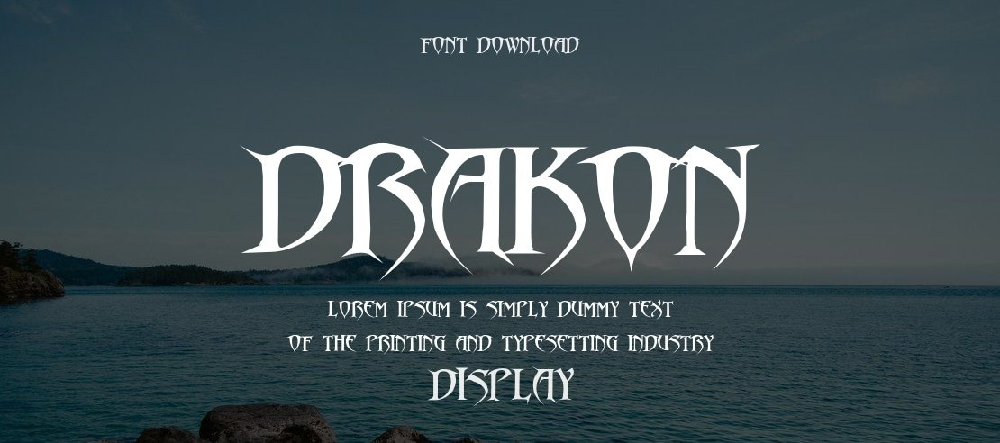 Drakon Font