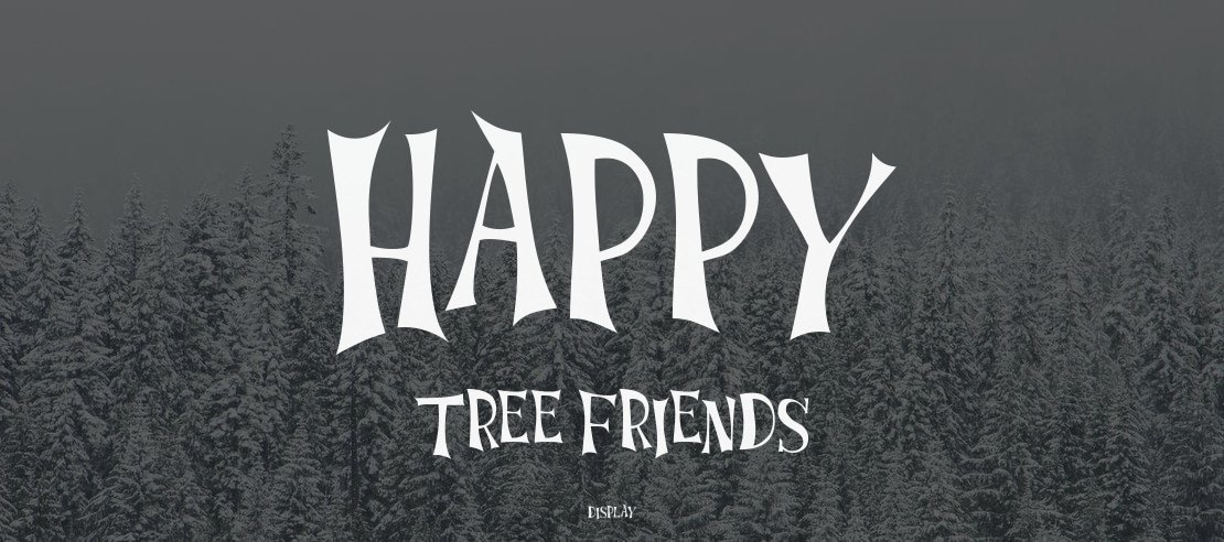 Happy Tree Friends Font