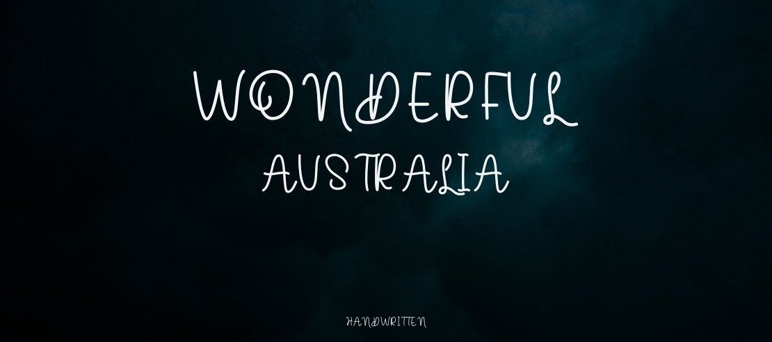 Wonderful Australia Font