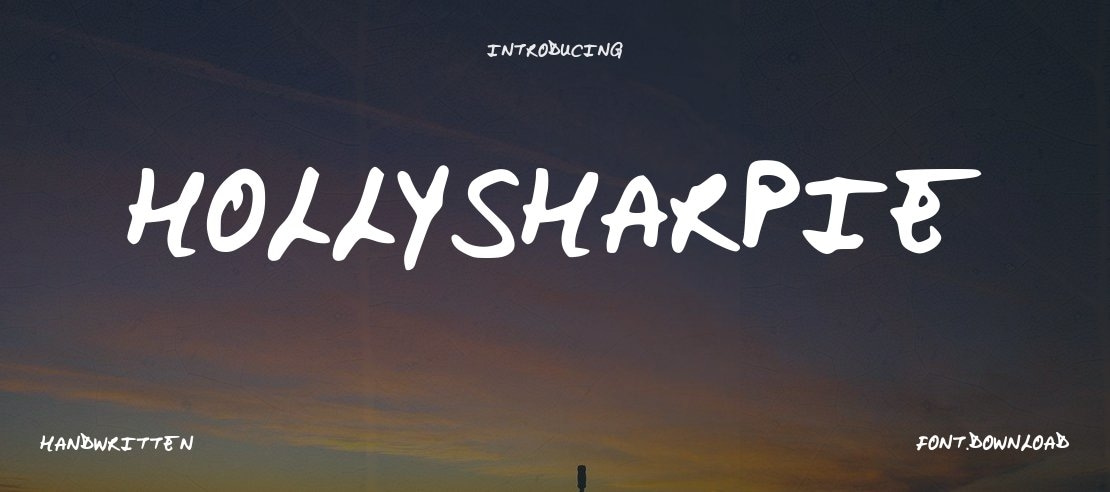 HollySharpie Font