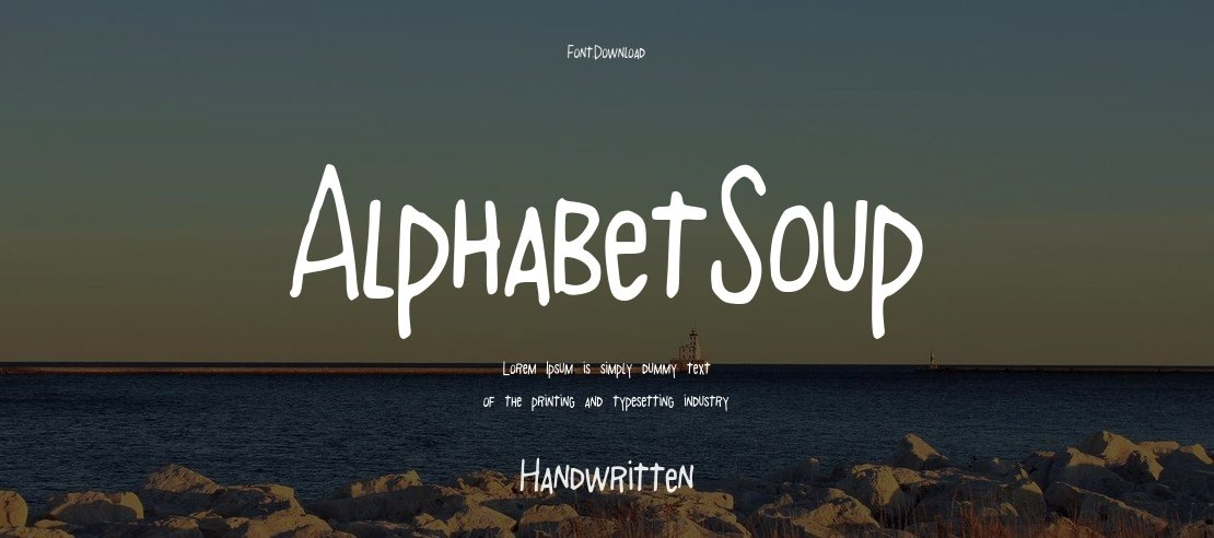 AlphabetSoup Font