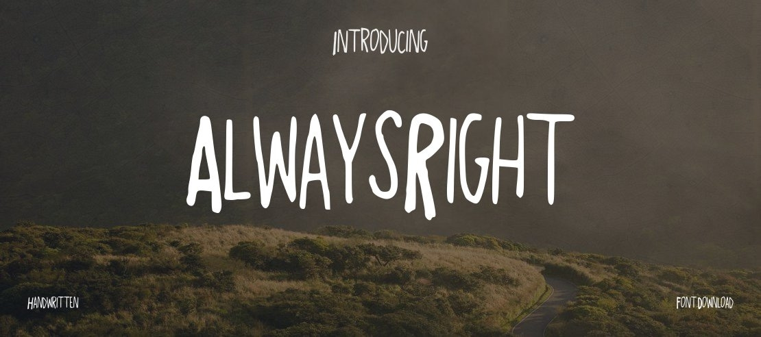 AlwaysRight Font