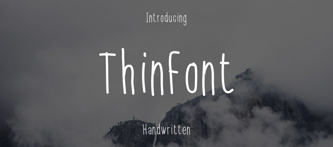 ThinFont Font