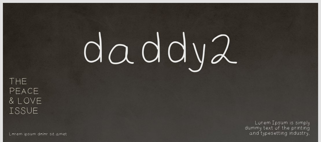 daddy2 Font