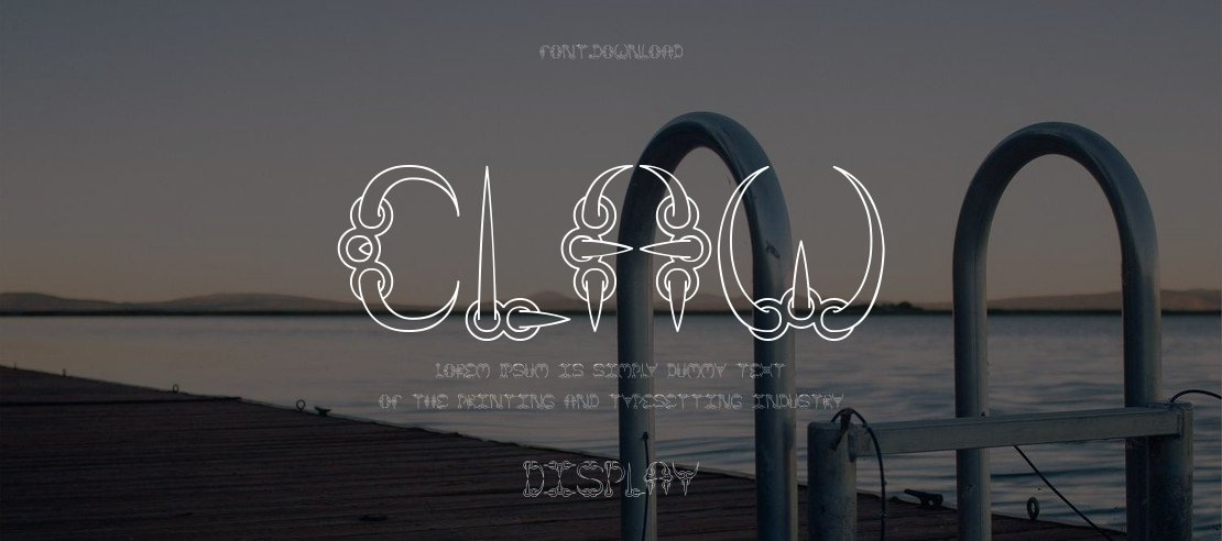 Claw Font