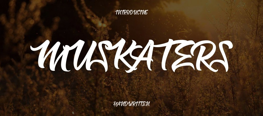 Muskaters Font