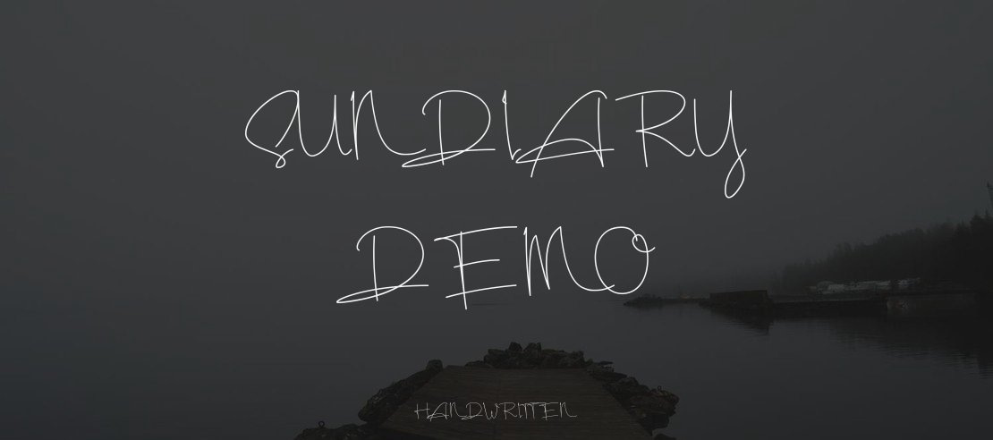 Sundiary Demo Font