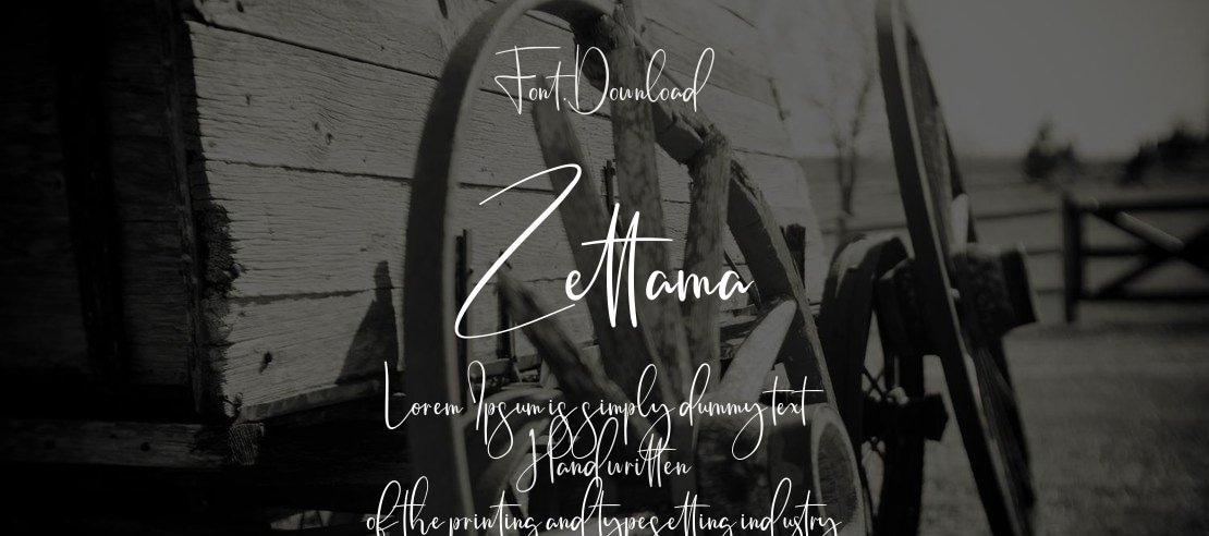 Zettama Font