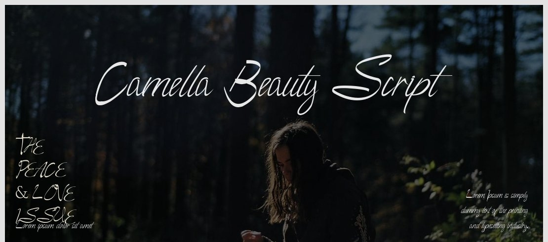 Camella Beauty Script Font