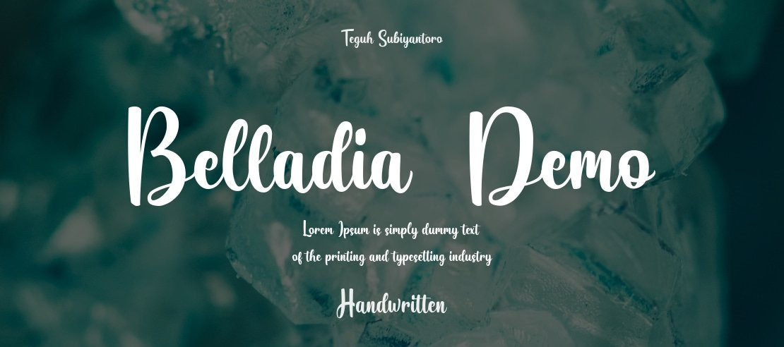 Belladia-Demo Font