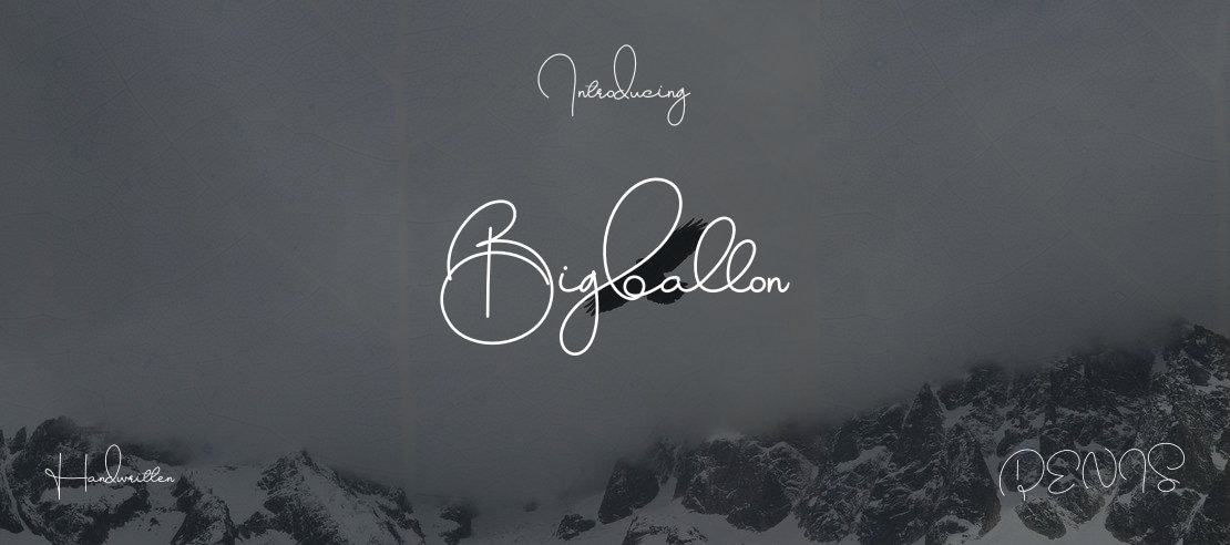 Bigballon Font