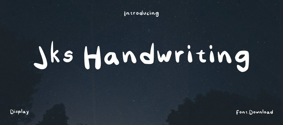 Jks Handwriting Font