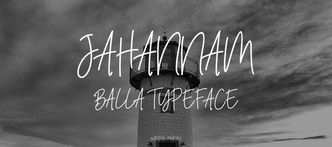 Jahannam Balla Font