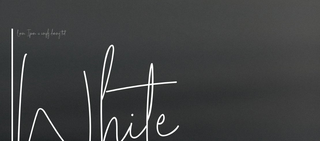 White Apparel Font