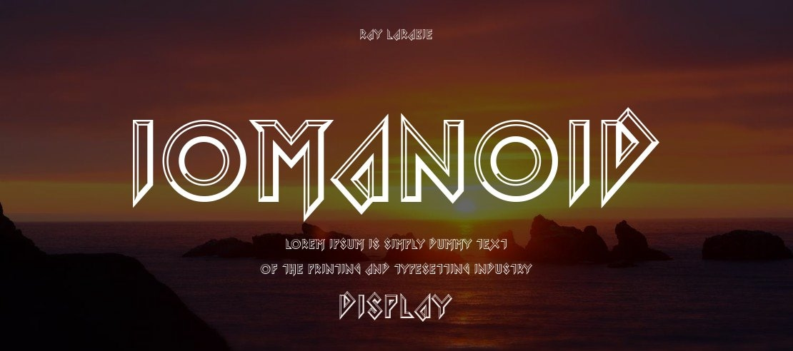 Iomanoid Font