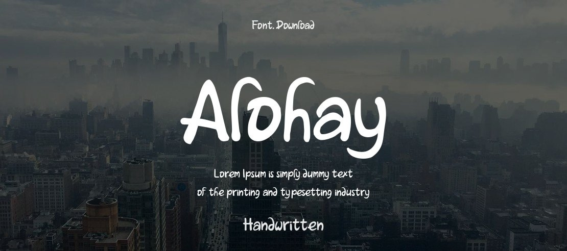 Alohay Font