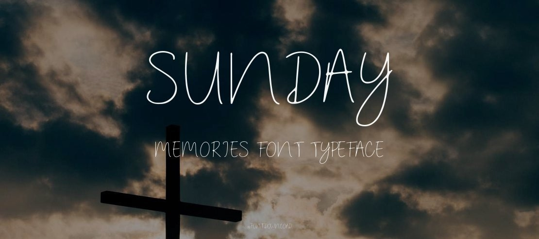 Sunday Memories font