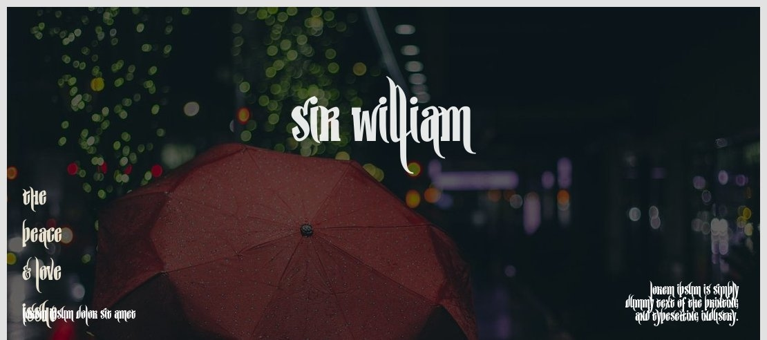 Sir William Font