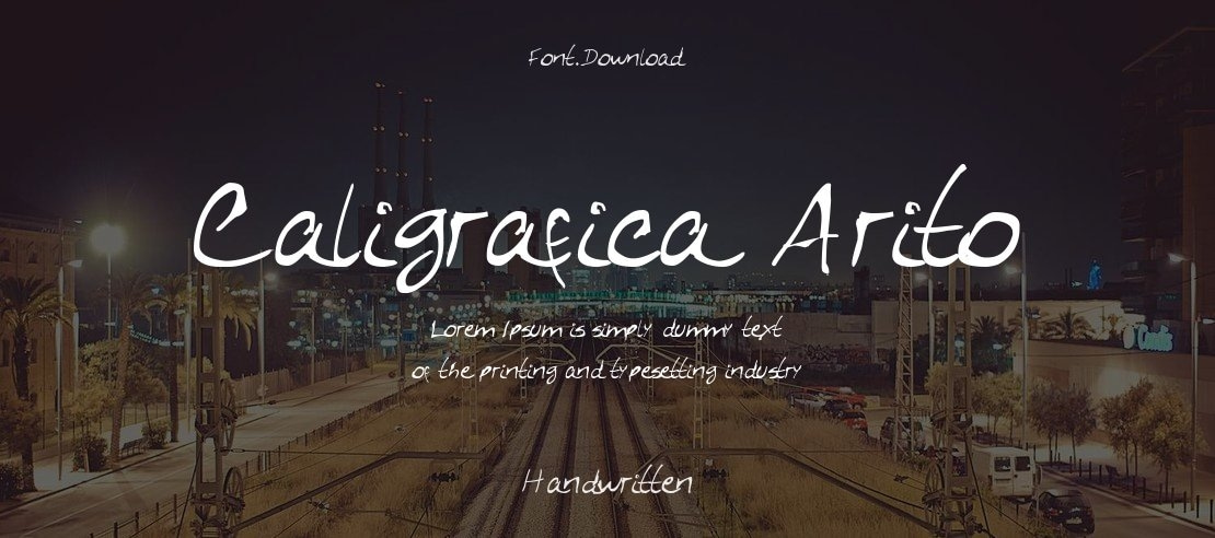 Caligrafica Arito Font