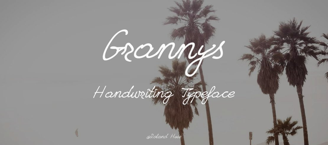 Grannys Handwriting Font