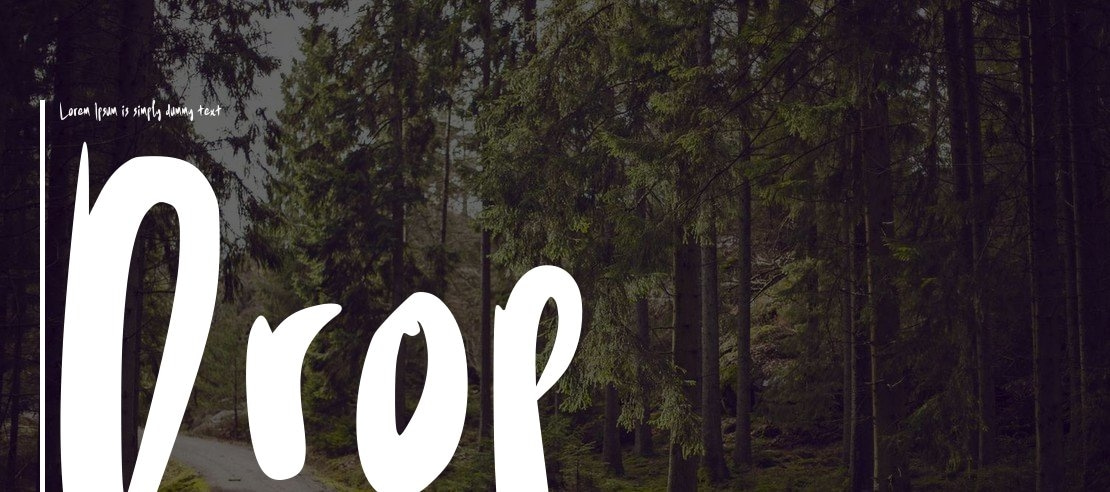 Drop Out Demo Font