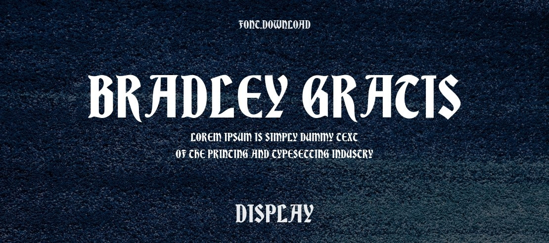 Bradley Gratis Font