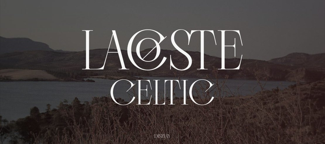 Lacoste Celtic Font