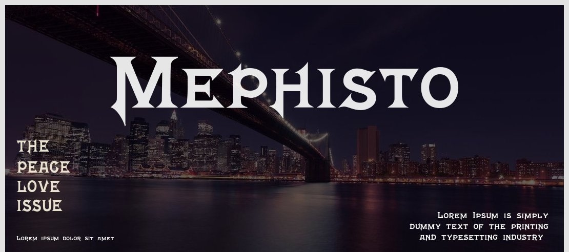 Mephisto Font