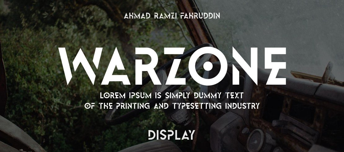 Warzone Font