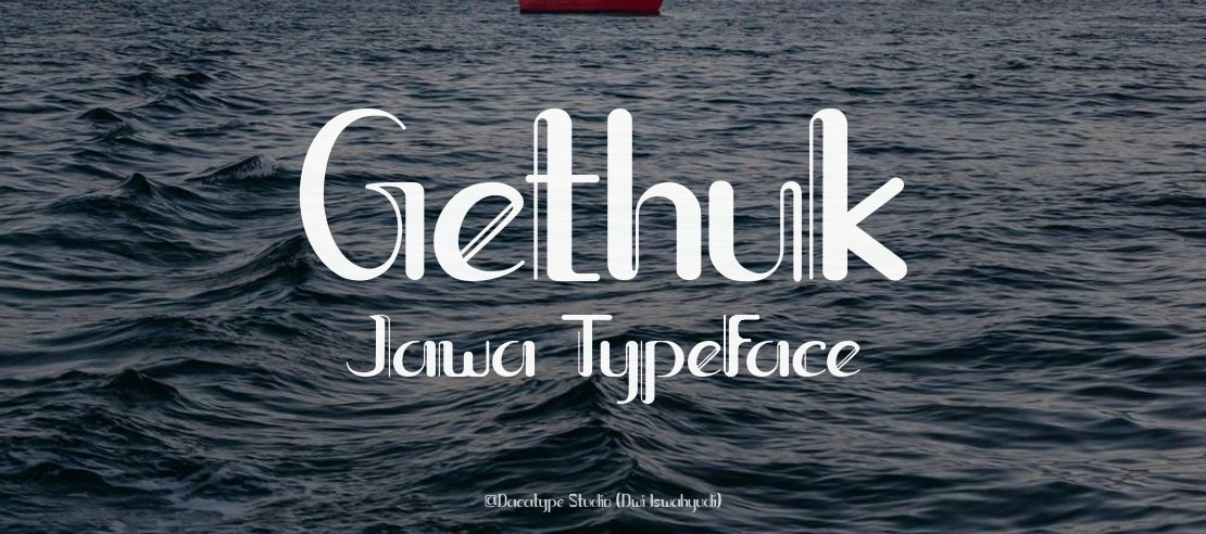 Gethuk Jawa Font