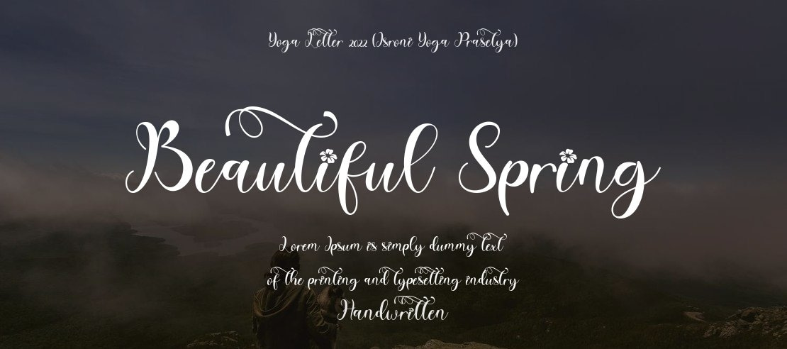 Beautiful Spring Font