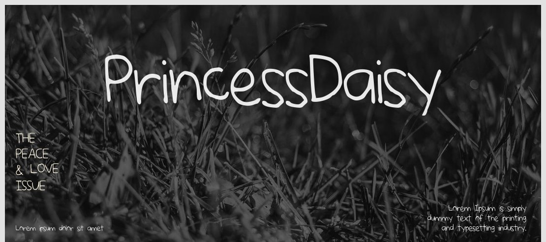 PrincessDaisy Font