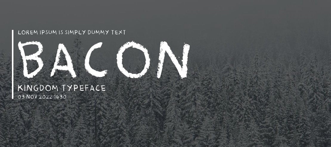 Bacon Kingdom Font