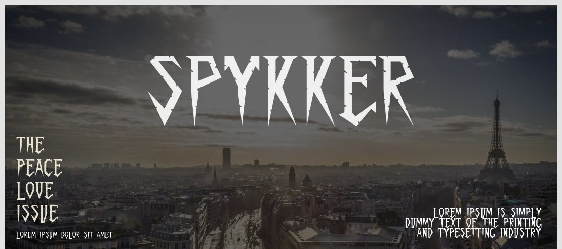 Spykker Font