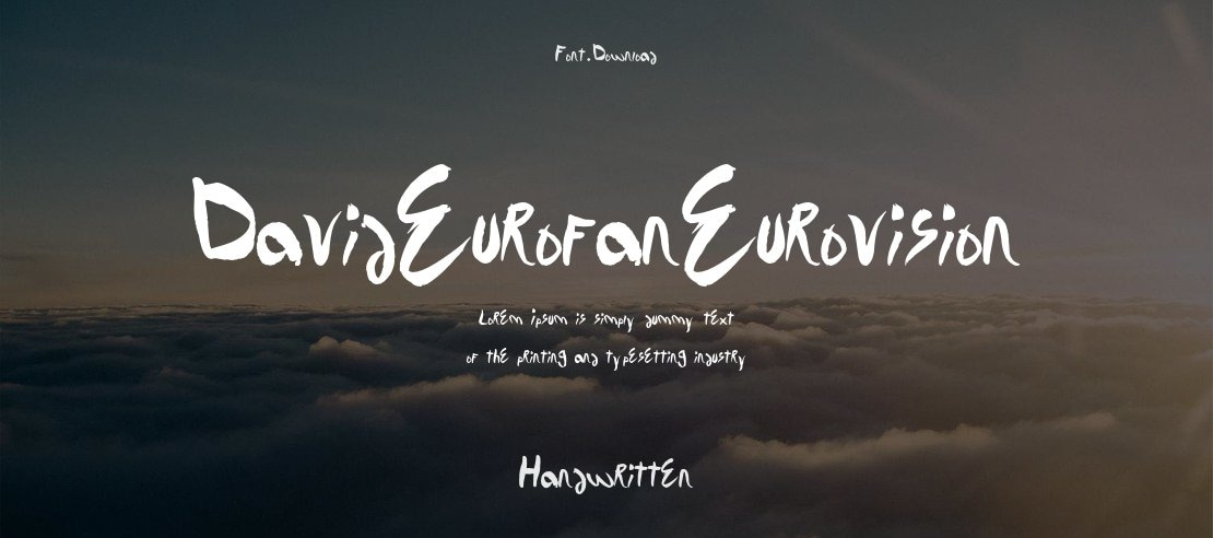 DavidEurofanEurovision Font