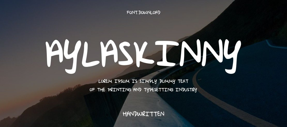 AylaSkinny Font