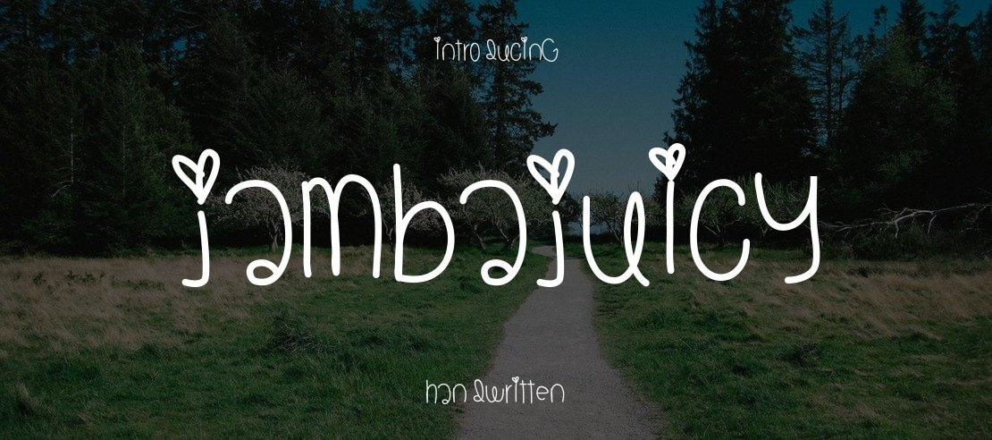 JambaJuicy Font