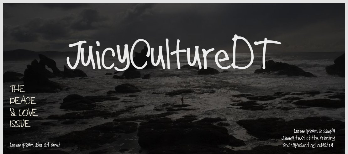 JuicyCultureDT Font