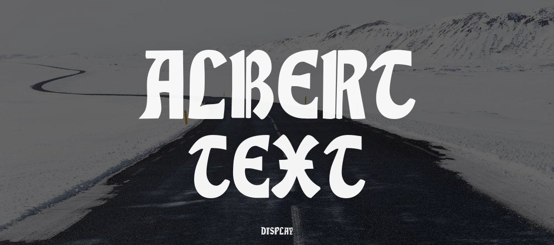 Albert Text Font