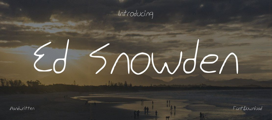 Ed_Snowden Font