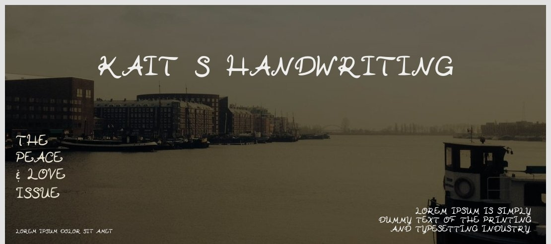 Kait_s_Handwriting Font