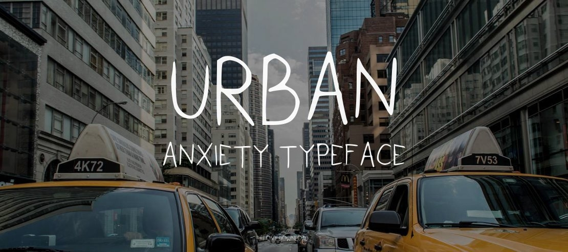 urban anxiety Font