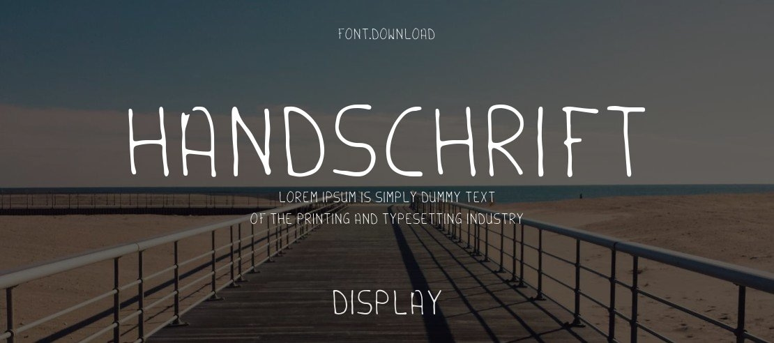 Handschrift Font