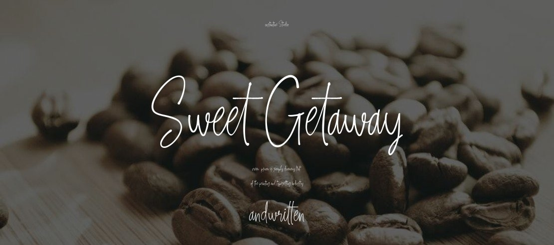 Sweet Getaway DEMO Font